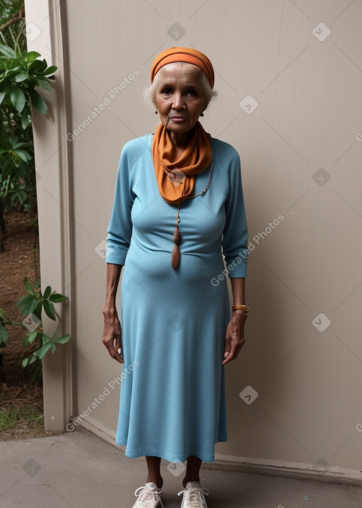 Somali elderly female with  ginger hair