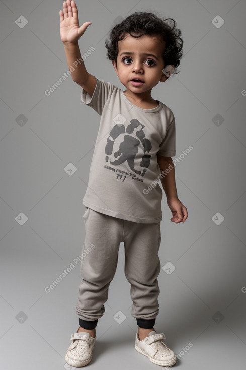 Yemeni infant boy with  gray hair