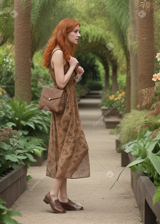 Turkish adult female with  ginger hair