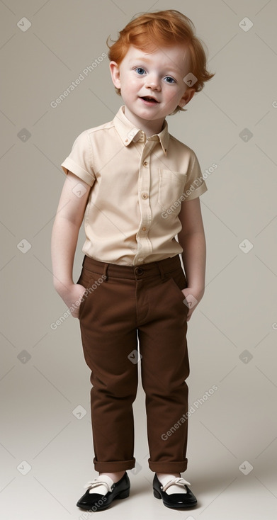 Australian infant boy with  ginger hair