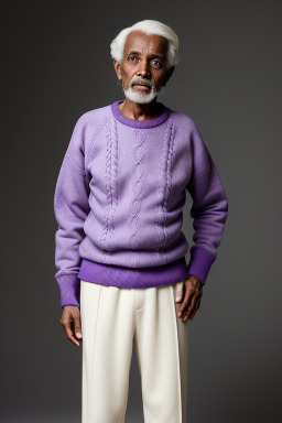 Ethiopian elderly male with  white hair