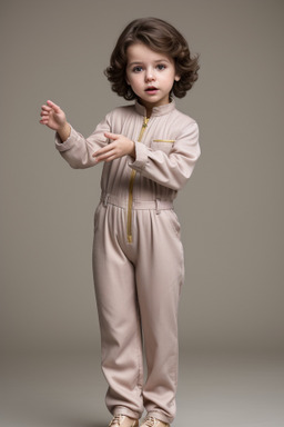 Macedonian infant boy with  brown hair