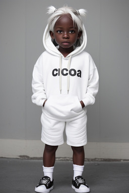 Infant boy with  white hair