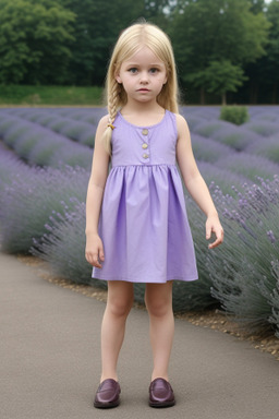 German child female with  blonde hair