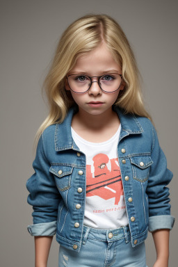 Portuguese child girl with  blonde hair