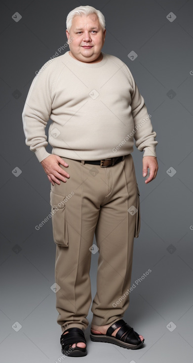 Polish elderly male with  white hair