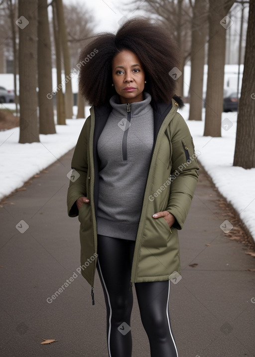 African american middle-aged female 