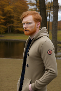 Peruvian adult male with  ginger hair