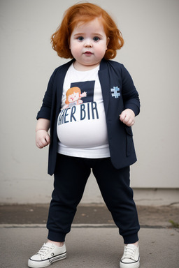 Greek infant girl with  ginger hair