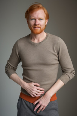 Norwegian 45 years male with  ginger hair