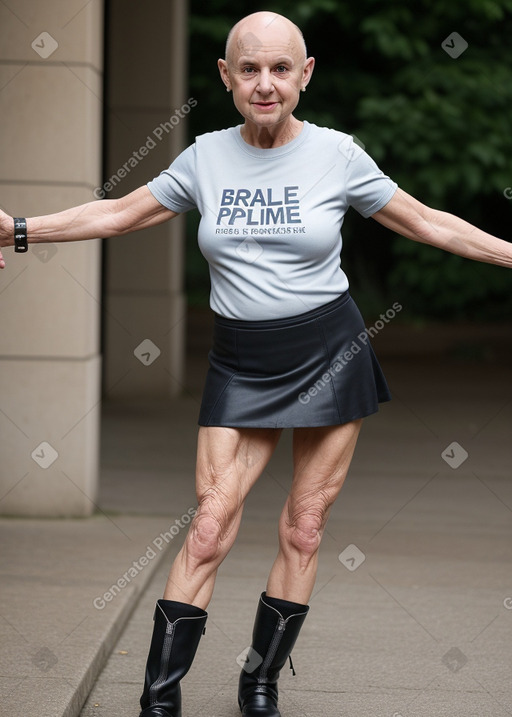 British elderly female with  blonde hair