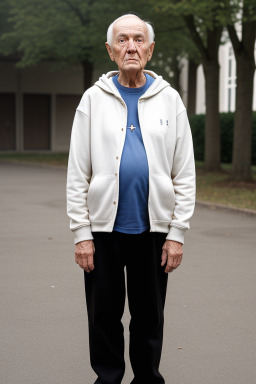 Belgian elderly male with  brown hair