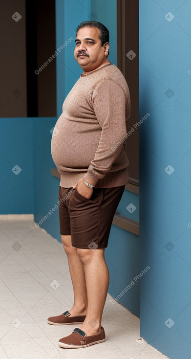 Bahraini middle-aged male with  brown hair