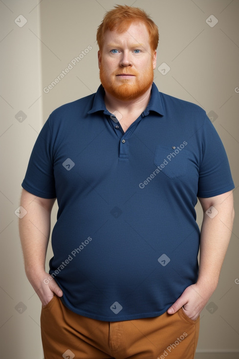 Swedish 45 years male with  ginger hair