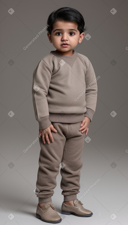 Qatari infant boy with  gray hair