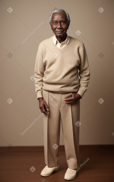 Elderly male with  blonde hair