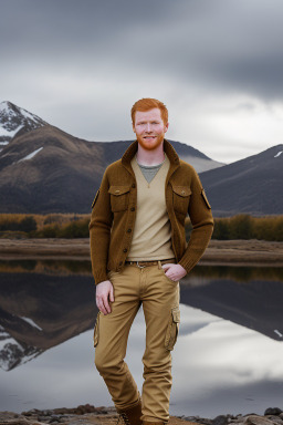 Adult male with  ginger hair