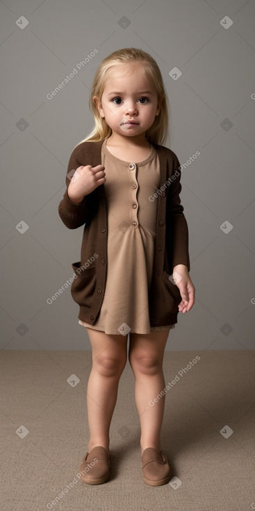 Honduran infant girl with  blonde hair