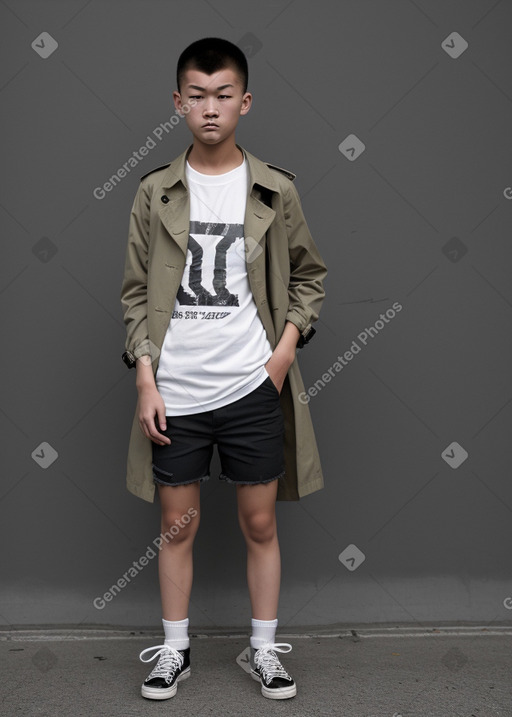 Mongolian teenager boy 