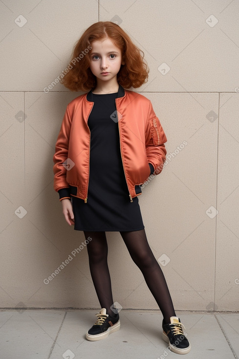 Lebanese child female with  ginger hair