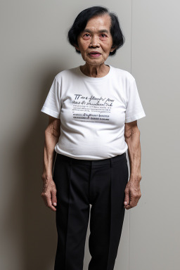 Thai elderly non-binary with  black hair