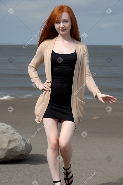 Russian adult female with  ginger hair