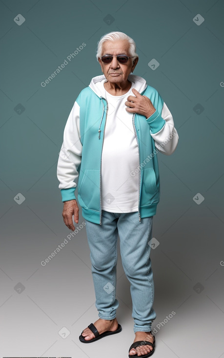 Qatari elderly male with  white hair