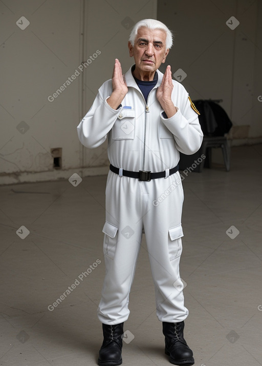 Iraqi elderly male with  white hair