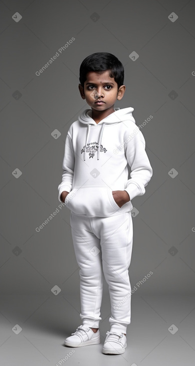 Sri lankan infant boy with  white hair