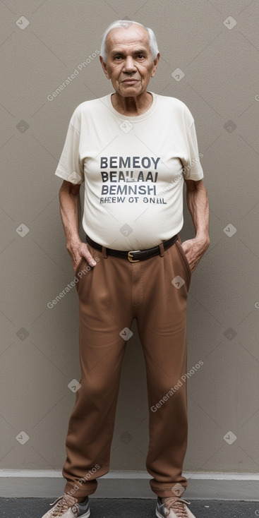 Brazilian elderly male with  brown hair