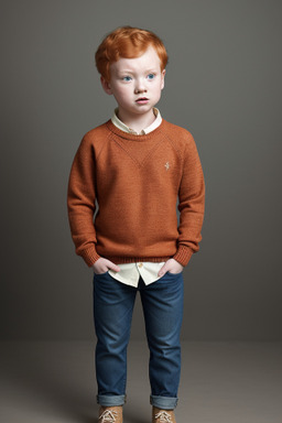 Malaysian child boy with  ginger hair