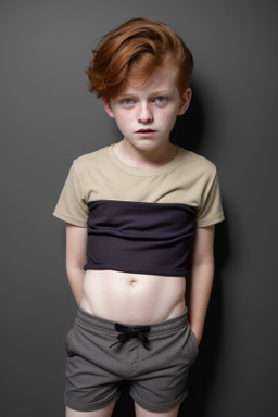 Child boy with  ginger hair