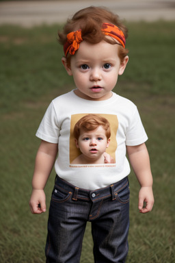 Infant male with  ginger hair