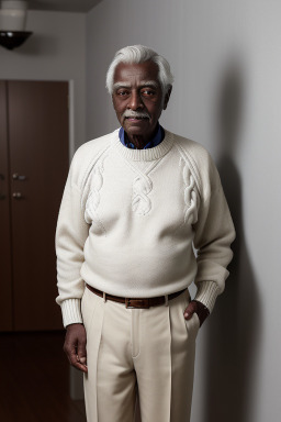 Elderly male with  white hair