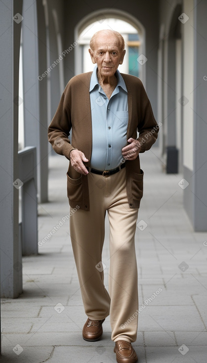 Tunisian elderly male with  ginger hair