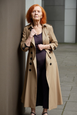 Irish elderly female with  ginger hair