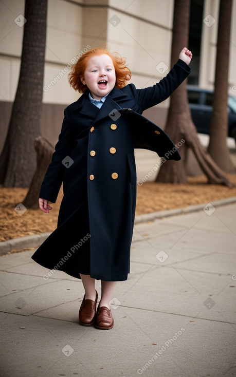 Ugandan infant girl with  ginger hair