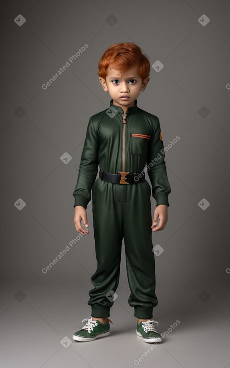 Bangladeshi infant boy with  ginger hair