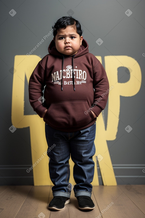 Guatemalan infant boy with  black hair