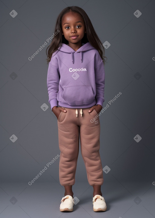 Child female with  brown hair