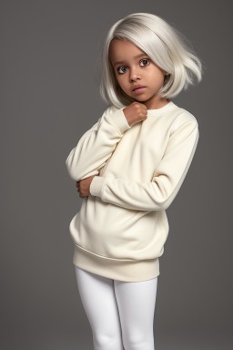 Somali infant girl with  white hair