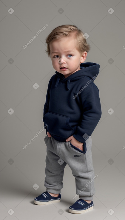 Dutch infant boy with  gray hair