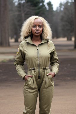 Ethiopian 45 years female with  blonde hair