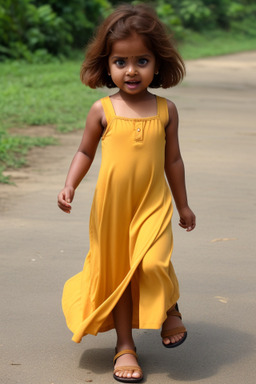 Sri lankan infant girl with  ginger hair