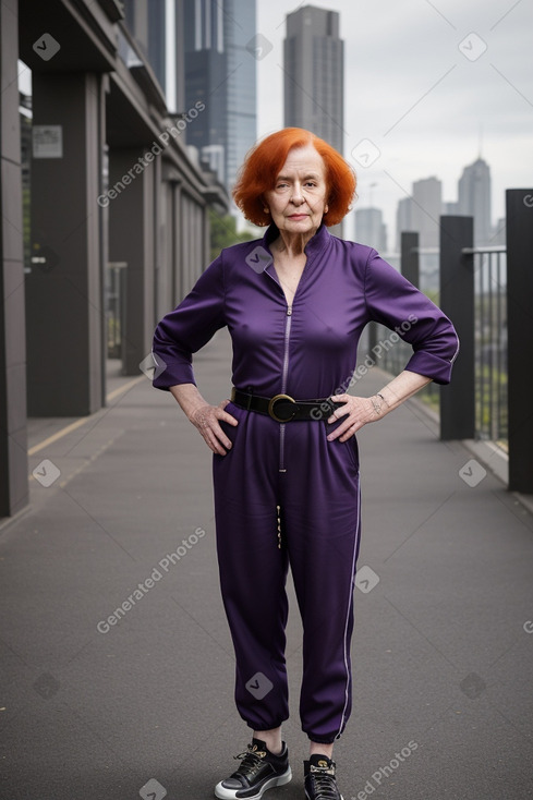 Elderly non-binary with  ginger hair