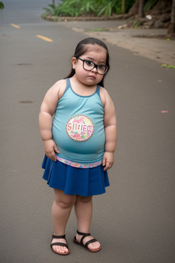 Costa rican infant girl 