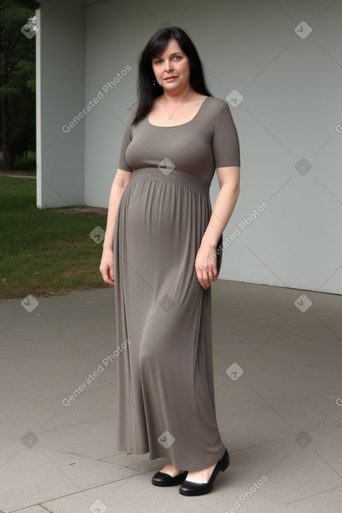 Slovenian 45 years female with  black hair