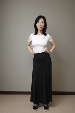 Korean 45 years female with  black hair