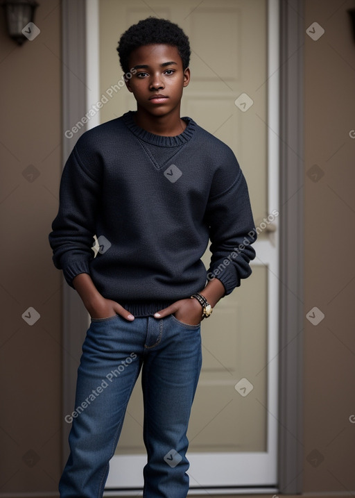 African american teenager male 