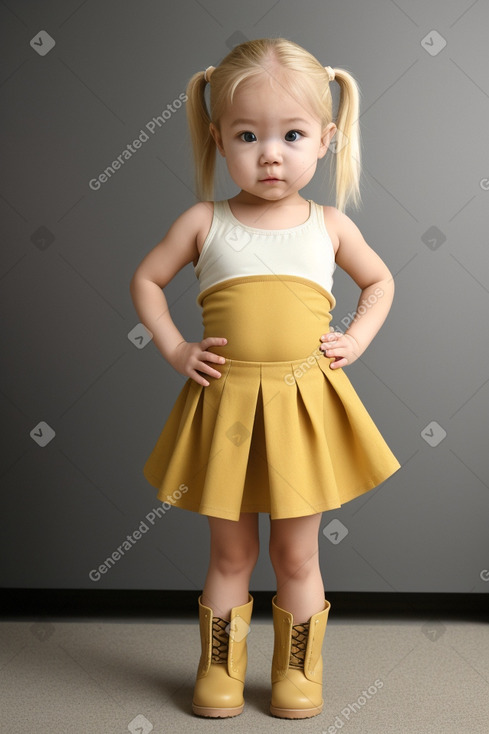 Infant girl with  blonde hair